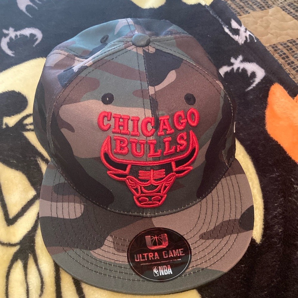 Chicago bulls camo hat